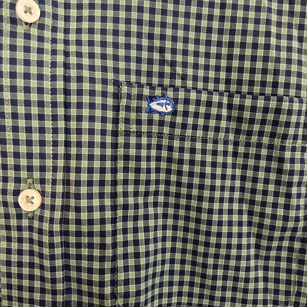 Southern Tide |‎ Intercoastal Plaid Button Short Size XL 16